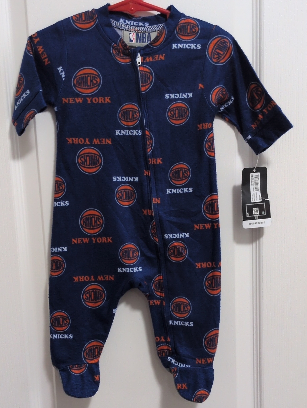Super Soft New York Knicks Onesie